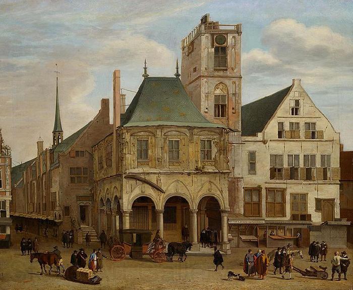 Jacob van der Ulft The old town hall Spain oil painting art